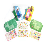 OOLY tiny tadas! note cards and sticker set - playful pups