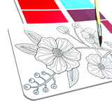 OOLY scenic hues diy watercolor art kit - flowers and gardens