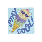 OOLY razzle dazzle diy gem art kit - cool cream