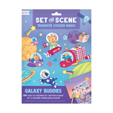 OOLY Set the Scene Transfer Stickers Magic - Galaxy Buddies