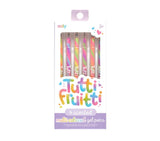 OOLY Tutti-Frutti Scented Multi-Colored Gel Pens - Pack of 6