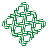 WH PAPER COCKTAIL NAPKINS | GREEN BAMBOO TRELLIS