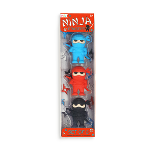 OOLY Ninja Erasers - pack of 3