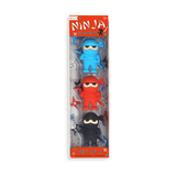 OOLY Ninja Erasers - pack of 3