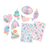 OOLY Nom Nom Narwhals Scented Stickers