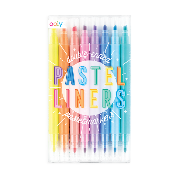 OOLY Pastel Liners Dual-Tip Pastel Markers