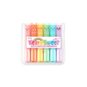 OOLY Beary Sweet Mini Scented Highlighters