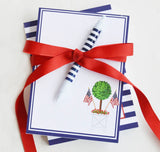 WH HOSTESS patriotic topiary pad