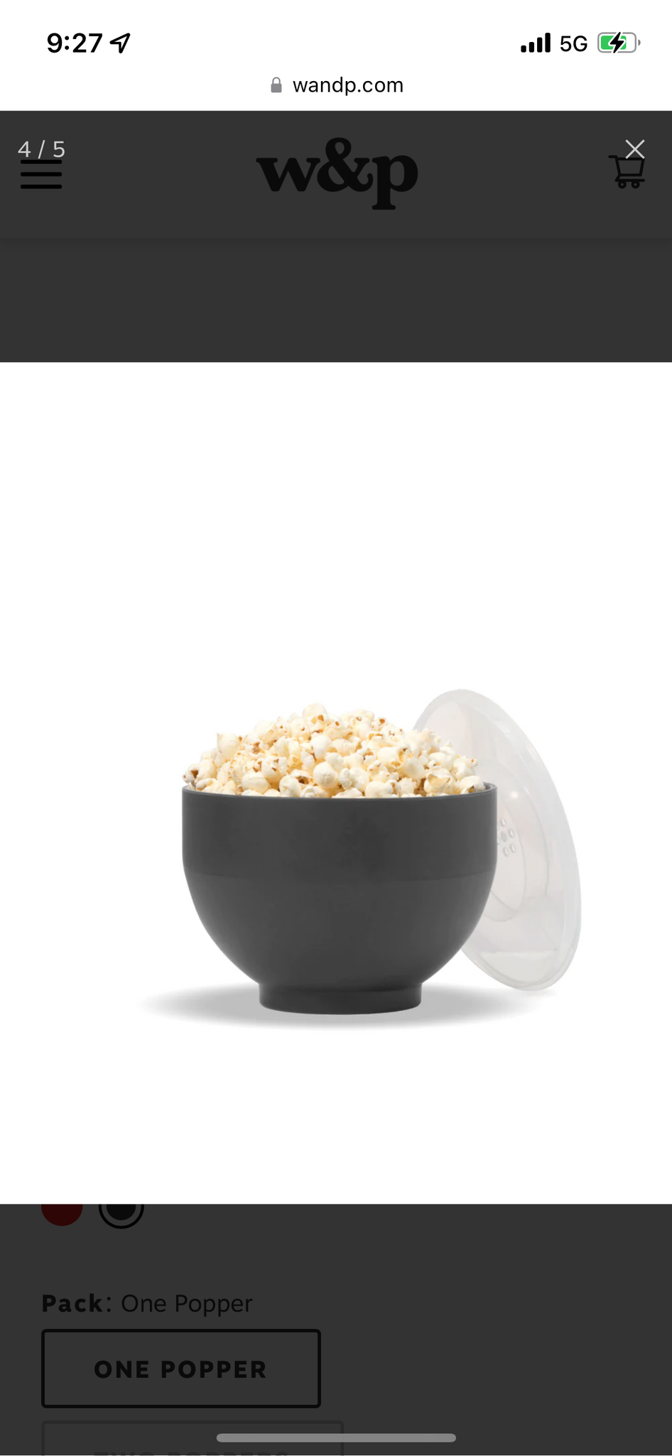 W&P Popcorn Popper